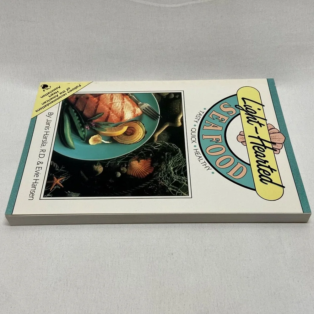 Light-Hearted Seafood Book By Janis Harsila & Evie Hansen‎ Vintage